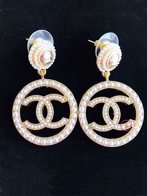 14k chanel earrings|real real Chanel earrings.